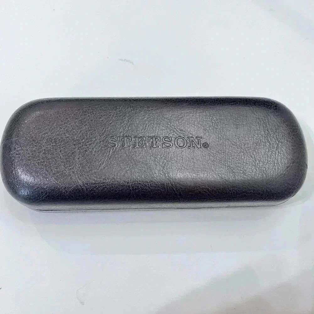 Dark Brown Stetson Eye Glass Case Glasses Case - Picture 2 of 4